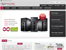 Tablet Screenshot of normhosting.com